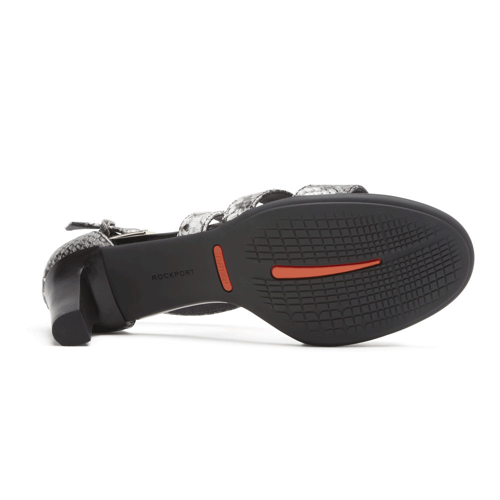 Rockport Sandaler Dam Grå - Total Motion Edith Strappy - NJKWY6183